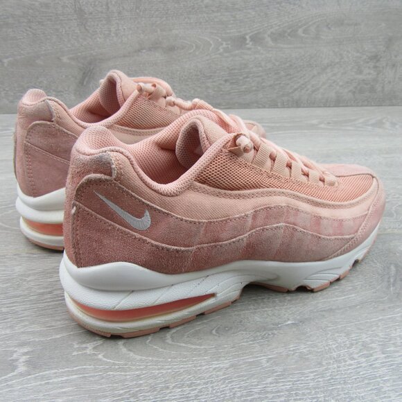 Nike Air Max 95 Sneakers Size 6Y Coral Pink Stardust  *USED* - Picture 7 of 12